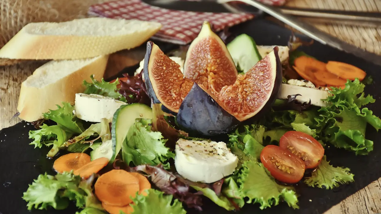 Photo of fresh garden salad